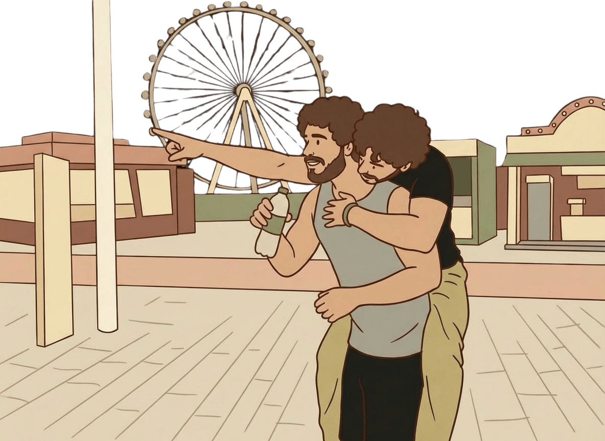 Two brothers from Syria.